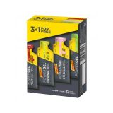 Lot von 3 + 1 Energiegelen POWERBAR POWERGEL MULTIPACK