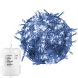 VOLTRONIC® 200 LED Lichterkette, kaltweiß, transp, Batt