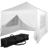 INSTENT Faltpavillon "BASIC" 3x3,Trolley, Stahl,weiß,4ST