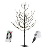 VOLTRONIC LED Kirschblütenbaum, innen und außen, IP44, Timer, warmweiß, Fernbedienung, Größenwahl, 2