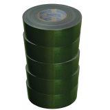 Panzerband Panzertape Klebeband Dichtungsband Gewebeband reißfest - 50 Meter x 50mm oliv - Menge:5 - Priotec