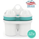 BWT - Filterkartuschen zinc + Magnesium Mineralized Water 12er Pack - stärkt das Immunsystem und die Abwehrkräfte