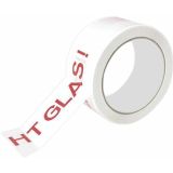 Klebeband 'vorsicht glas' 50 mm/66 m