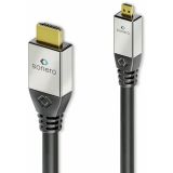 Hdmi Kabel a/d, 4K, 2 m, schwarz - Sonero