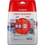 PG-545XL/CL-546XL Tinte mit hoher Reichweite + Fotopapier Value Pack Druckerpatrone