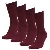 Amanda Christensen 4P Bamboo Crew Socks Rot Gr 35/38