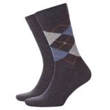Burlington 2P Everyday Mix Cotton Sock Grau Gr 40/46 Herren