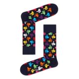Happy Socks Thumbs Up Sock Blau Muster Baumwolle Gr 41/46