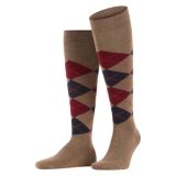 Burlington Edinburgh Wool Knee High Sock Hellbraun Gr 40/46