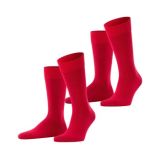 Falke 2P Happy Socks Rot Gr 47/50 Herren