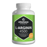 L-Arginin 4500 hochdosiert, 360 Kapseln