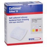 Cutimed Siltec B Schaumverb.12,5x12,5 cm 10 St