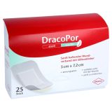 Dracopor Sensitiv 5x7,2 cm steril m.Sili 25 St