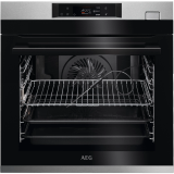 AEG 8000 SteamBoost® / Dampfbackofen / Dampfreinigung / Edelstahl mit Antifingerprint BSE78228BM
