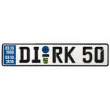 Geschenk zum 50. Geburtstag - Schild mit TÜV