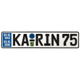 Geschenk zum 75. Geburtstag - Schild mit TÜV