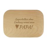 Gravur auf Schneidebrett - Für den besten Papa 28x19 cm