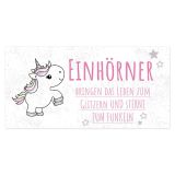 Geschenk für Einhornliebhaber 200 x 100mm