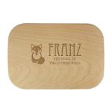 Frühstücksbrettchen "Wenn ich groß bin, werd ich Feuerwehrmann!" 28x19x cm