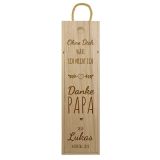 Weinkiste mit Gravur zum Vatertag Design 1