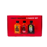 Crazy Bastard Sauce 3 Saucen-Set Rot