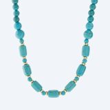 Set Collier+Armband Türkis rekonstruiert