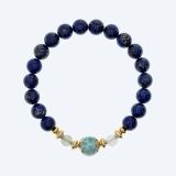 Armband Lapis+Larimar