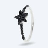 Ring 925 Sterling Silber rhodiniert Spinell