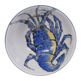 Blaue Schale - Seafood - 11,2 x 7,2 cm 250 ml