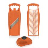 Börner Reibe und Welle-Waffel PowerLine - mit Fruchthalter - Orange