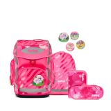 Schulranzen-Set CUBO KuntBärbuntes Einhorn 5-teilig