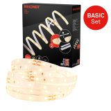 Pimp Your Stripe Starterset LED Strip 2m, Warmweiß, An/Aus