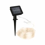 LED Streifen, 1000 cm, Solar, 3000K, transparent