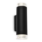 Außenleuchte 19,5 cm inkl. 2x GU10 4,7W 400lm schwarz