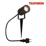 Telefunken LED Gartenstrahler, Strahlwasserschutz, Schwenkbar