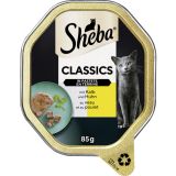 Sheba Classics mit Kalb & Huhn in Pastete 85G