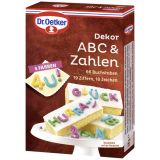 Dr.Oetker Dekor ABC & Zahlen 58G