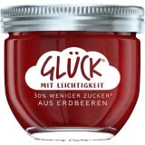 Glück Fruchtaufstrich Erdbeere 30% weniger Zucker 230G