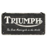Triumph Blech- Hängeschild Maße: 20 x 10 cm