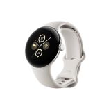 Google Pixel Watch 2 WiFi-silber porclain| Smartwatch | Schlafverhalten | AMOLED - 320 ppi | Wear OS 4.0 by Google | 32 GB | 294 mAh Akku | 5 ATM Wasserbeständigkeit