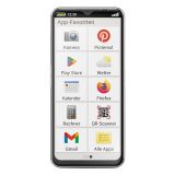 Emporia Smart.6 Schwarz | 5G Mobiltelefon | Seniorentelefon | 6,58 Zoll Touchdisplay | Android 13 | Akkukapazität 4.900 mAh | WiFi, NFC, GPS, BT | 6/128GB Speicher