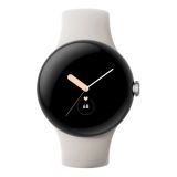 Google Pixel Watch LTE Weiß | Smartwatch | Anruferkennung | Telefonsuchfunktion | Geräteortung, | Musik speichern & abspielen | Sturzerkennung