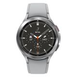 Samsung Galaxy Watch 4 Classic 46m silber | hochwertigem Edelstahlgehäuse| drehbare Lünette| BIA-Analyse, SpO2-Wert, EKG-und Blutdruckmessung