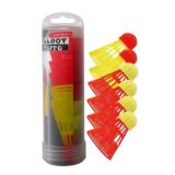 Speedbadminton Bälle Talbot Torro Aerospeed rot-gelb