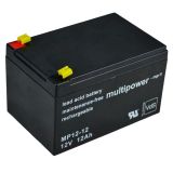 multipower MP12-12 12V 12Ah Bleiakku mit VdS-Zertifizierung