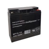 multipower MP18-12i 12V 18Ah Bleiakku mit VdS-Zertifizierung