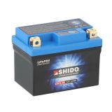 SHIDO LTX7L-BS Lithium Motorradbatterie 2,4Ah 12V YTX7L-BS