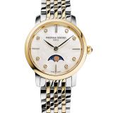 Frederique Constant Damenuhr Classics Slimline Ladies Mondphase FC-206MPWD1S3B