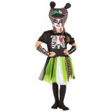 Girlie Zombie Skelett Kostüm - 152 (12-14 Jahre)