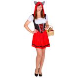 Frauenkostüm Sexy Wolfkäppchen - S